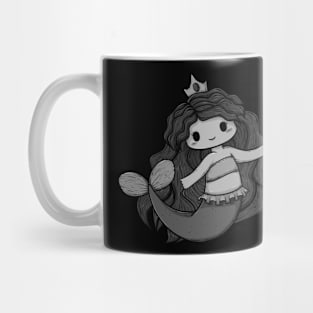 Cute Mermaid Illustration Mug